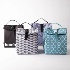 KSP Sack 'Zig Zag' Insulated Lunch Bag (Black/White)