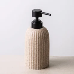 KSP Sandstone Resin Soap Pump (Taupe)