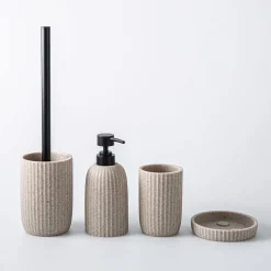 KSP Sandstone Resin Soap Pump (Taupe)