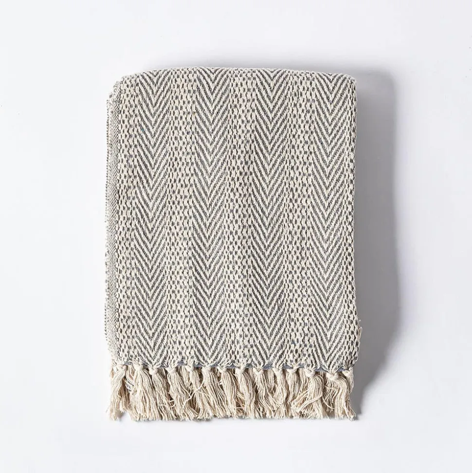 KSP Savo Recylced Cotton Throw (Grey)