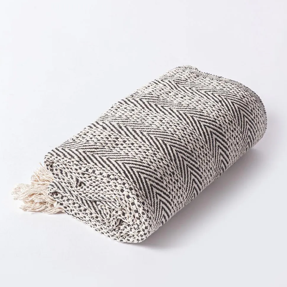 KSP Savo Recylced Cotton Throw (Grey)