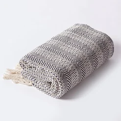 KSP Savo Recylced Cotton Throw (Blue)