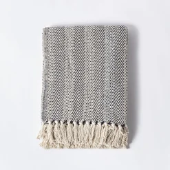 KSP Savo Recylced Cotton Throw (Blue)