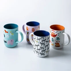 KSP Simply 'Tea Time' Porcelain Mug 16oz.