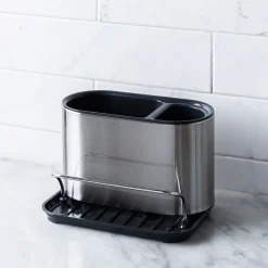 KSP Sinkhub Sink Caddy with Sponge Holder (St/St - Black)