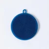 KSP Sinksmart 'Round' Silicone Scrubber Sponge (Navy)
