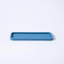 KSP Sinksmart Silicone Sink Organizer Tray (Slate Blue)