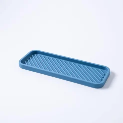 KSP Sinksmart Silicone Sink Organizer Tray (Slate Blue)