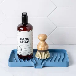 KSP Sinksmart Silicone Sink/Sponge Tray (Slate Blue)