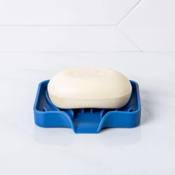 KSP Sinksmart Silicone Soap/Sponge Holder (Navy)