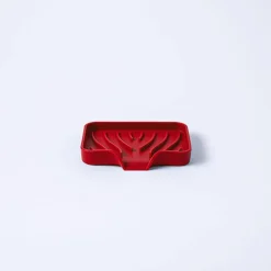 KSP Sinksmart Silicone Soap/Sponge Holder (Red)