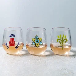 KSP Sip 'Verde' Stemless Wine Glass 423ml/14oz.