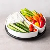 KSP Snack Porcelain Serving Set - Set of 4 (White)