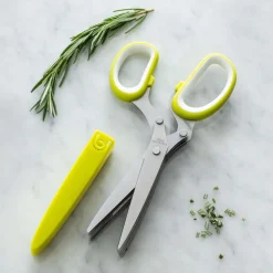 KSP Snip-It Herb Scissor with Sheath (Green/Stainless Steel)
