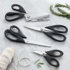 KSP Snip-It Multi Purpose Scissors Combo - Set of 4 (Black)
