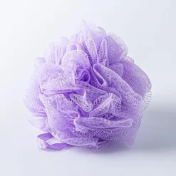 KSP Soft Lush Mesh Bath Sponge-Pouf (Purple)