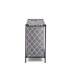 KSP Softstor 'Lattice' Fabric Shoe Cabinet 16-Shoe (Brown)