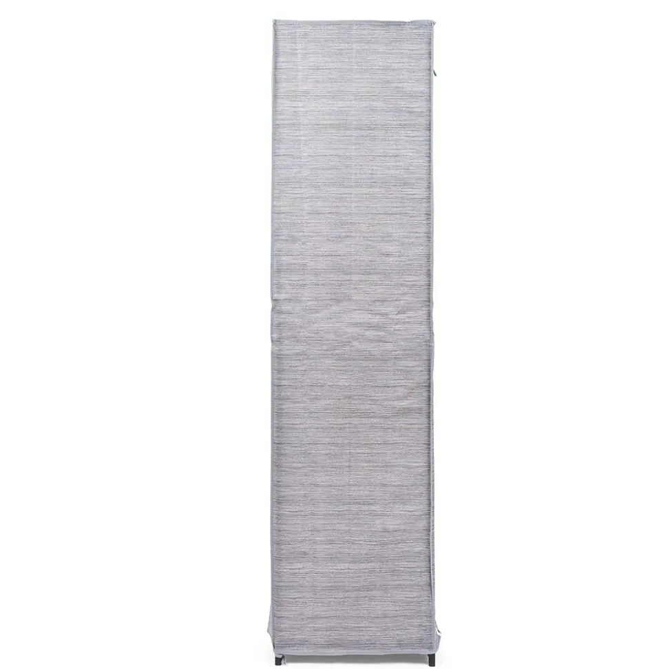 KSP Softstor 'Linen Look' Fabric Wardrobe (Grey)