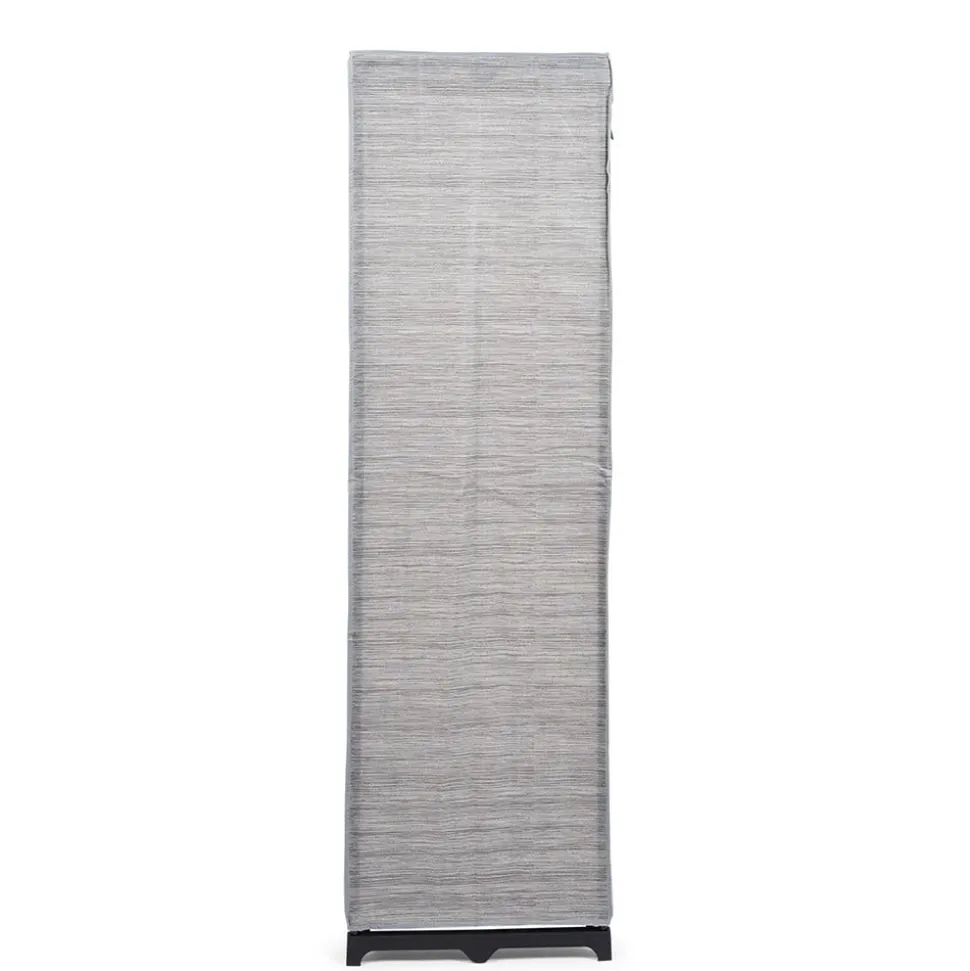 KSP Softstor 'Linen Look' Fabric Wardrobe (Grey)