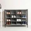 KSP Softstor 'Original' Fabric Shoe Cabinet 16-Shoe (Grey)