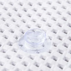 KSP Soft Touch Foam Pvc Non-Slip Suction Tubmat (White)