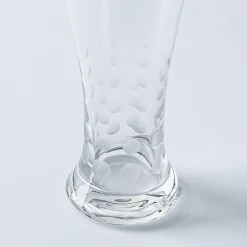 KSP Soiree Etched Pilsner Beer Glass - Set of 4 (17oz.)