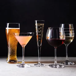 KSP Soiree Etched Red Wine Glass - Set of 4 (20oz.)