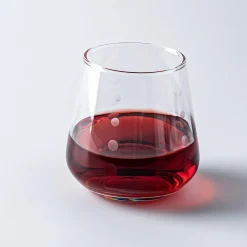 KSP Soiree Etched Stemless Wine Glass - Set of 4 (11.5oz)