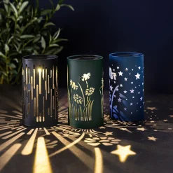 KSP Solar 'Flower' Table Top Lantern (Dark Green)