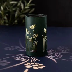 KSP Solar 'Flower' Table Top Lantern (Dark Green)