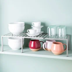 KSP Space Logic Expandable Kitchen Shelf (Grey) 30x9x6