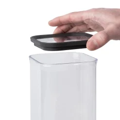 KSP Space Saver Plastic Canister Combo - Set of 3 (Black)