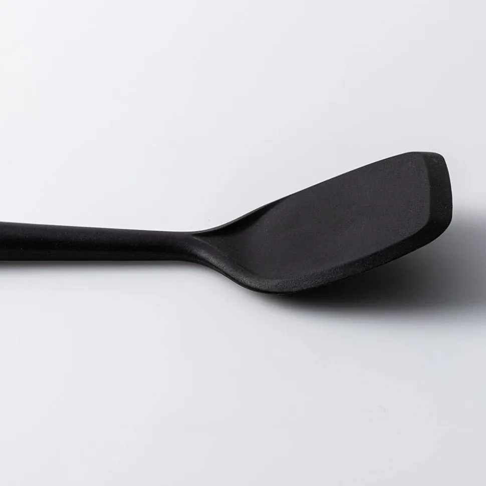 KSP Studio Collection Silicone Solid Wok Turner (Acacia/Black)