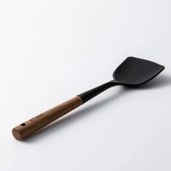 KSP Studio Collection Silicone Solid Wok Turner (Acacia/Black)