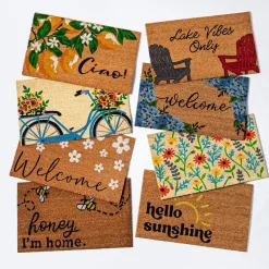 KSP Summer Coir Doormat 'Honey I'm Home'