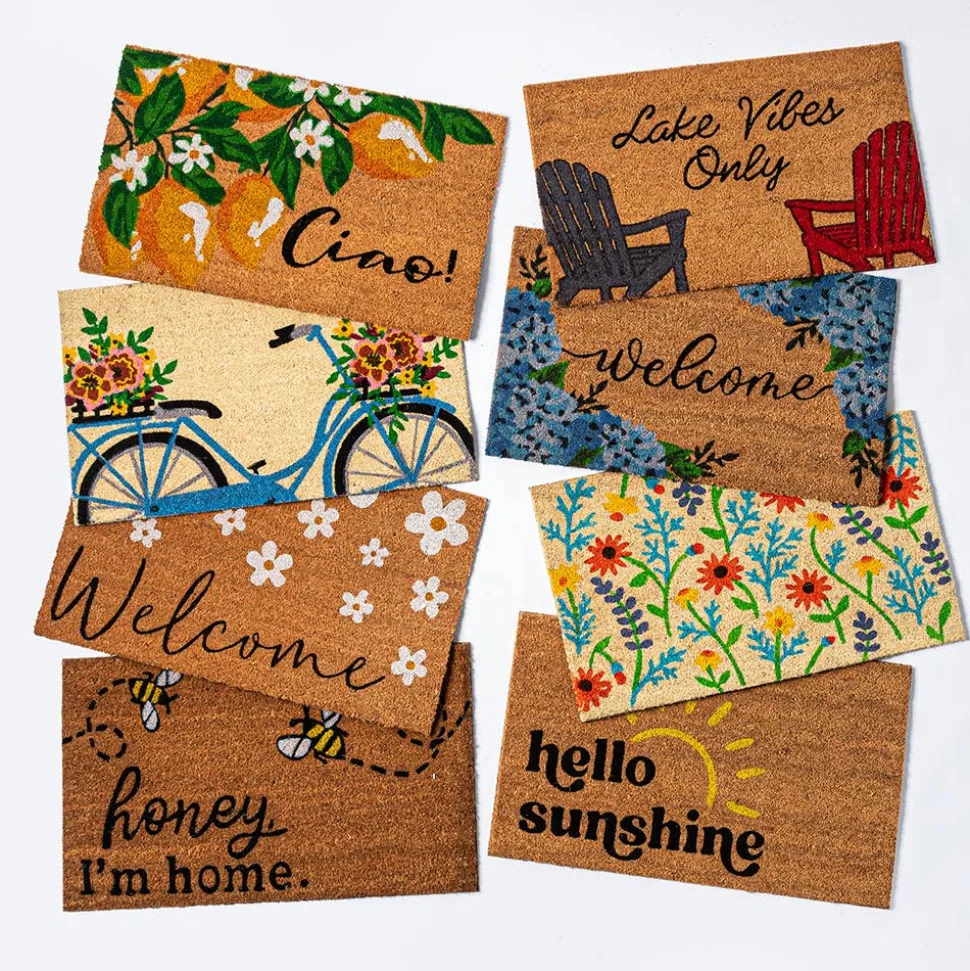 KSP Summer Coir Doormat 'Honey I'm Home'