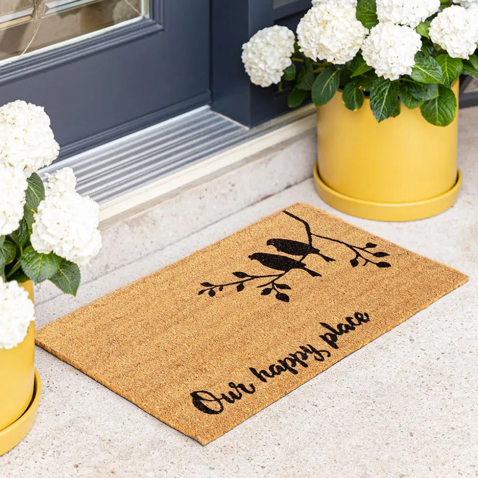 KSP Summer Coir 'Our Happy Place' Coir Doormat