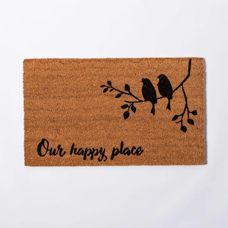 KSP Summer Coir 'Our Happy Place' Coir Doormat