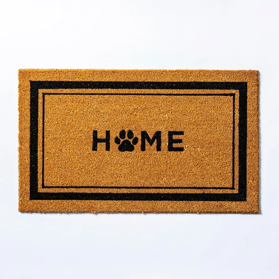 KSP Summer Coir 'Pawprint' Coir Doormat