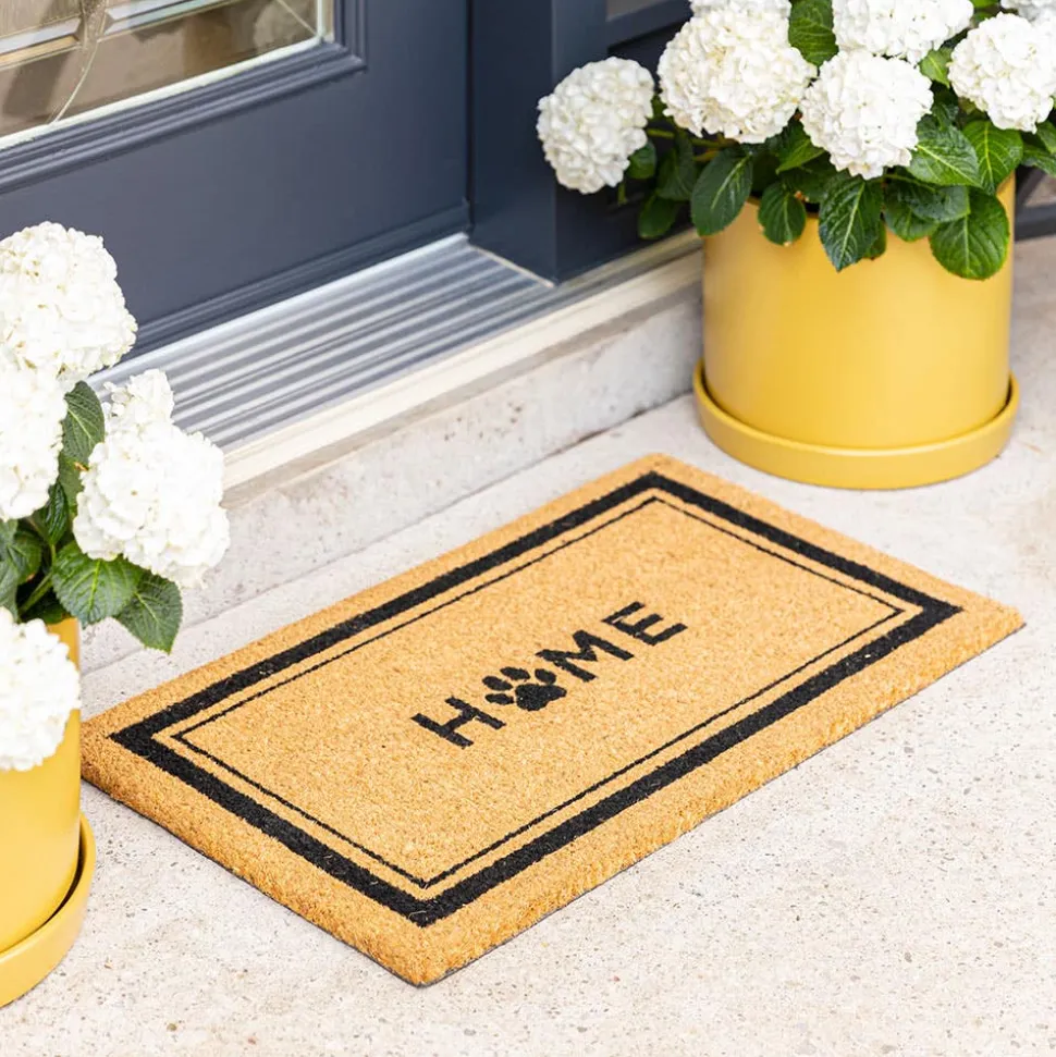 KSP Summer Coir 'Pawprint' Coir Doormat