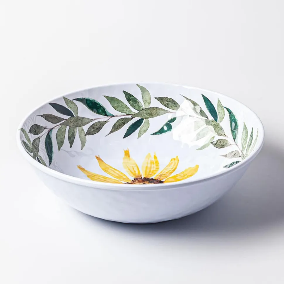KSP Sunflower Melamine Serving Bowl 10" Dia