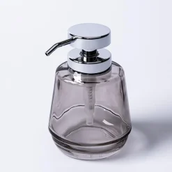 KSP Symphony Smooth Glass Soap Pump (Grey/Chrome)