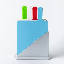 KSP Tab Cutting Boards with Holder - Set of 5