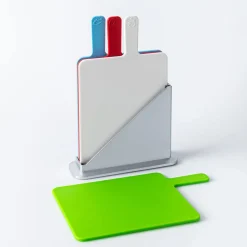 KSP Tab Cutting Boards with Holder - Set of 5