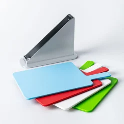 KSP Tab Cutting Boards with Holder - Set of 5