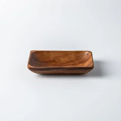 KSP Tala Acacia Wood Rectangular Serving Tray Medium 20 x 13 x 4 cm