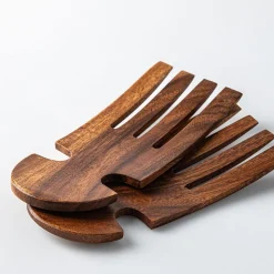 KSP Tala Acacia Wood Salad Server Claws - Set of 2 18 x 8 x 1.5 cm