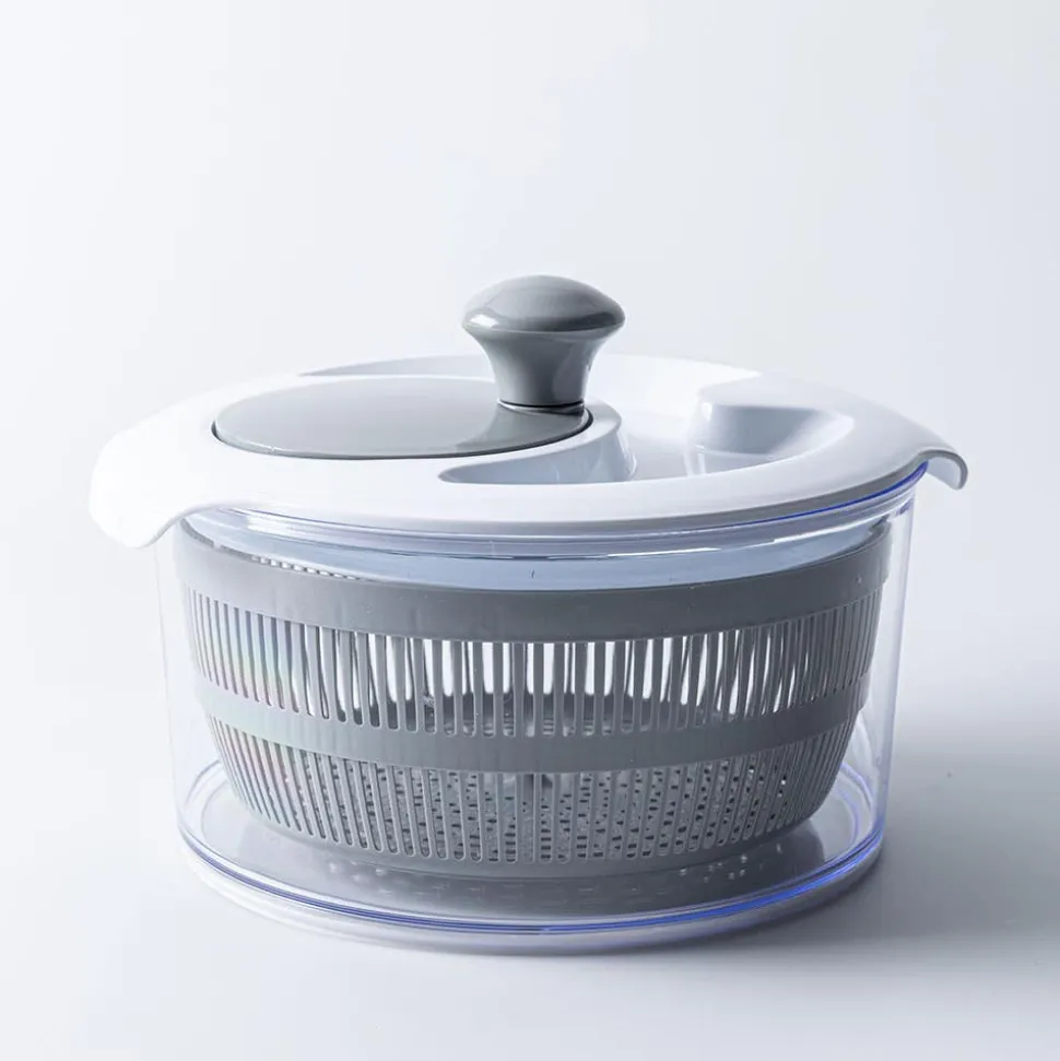 KSP Tango Salad Spinner (White/Grey)
