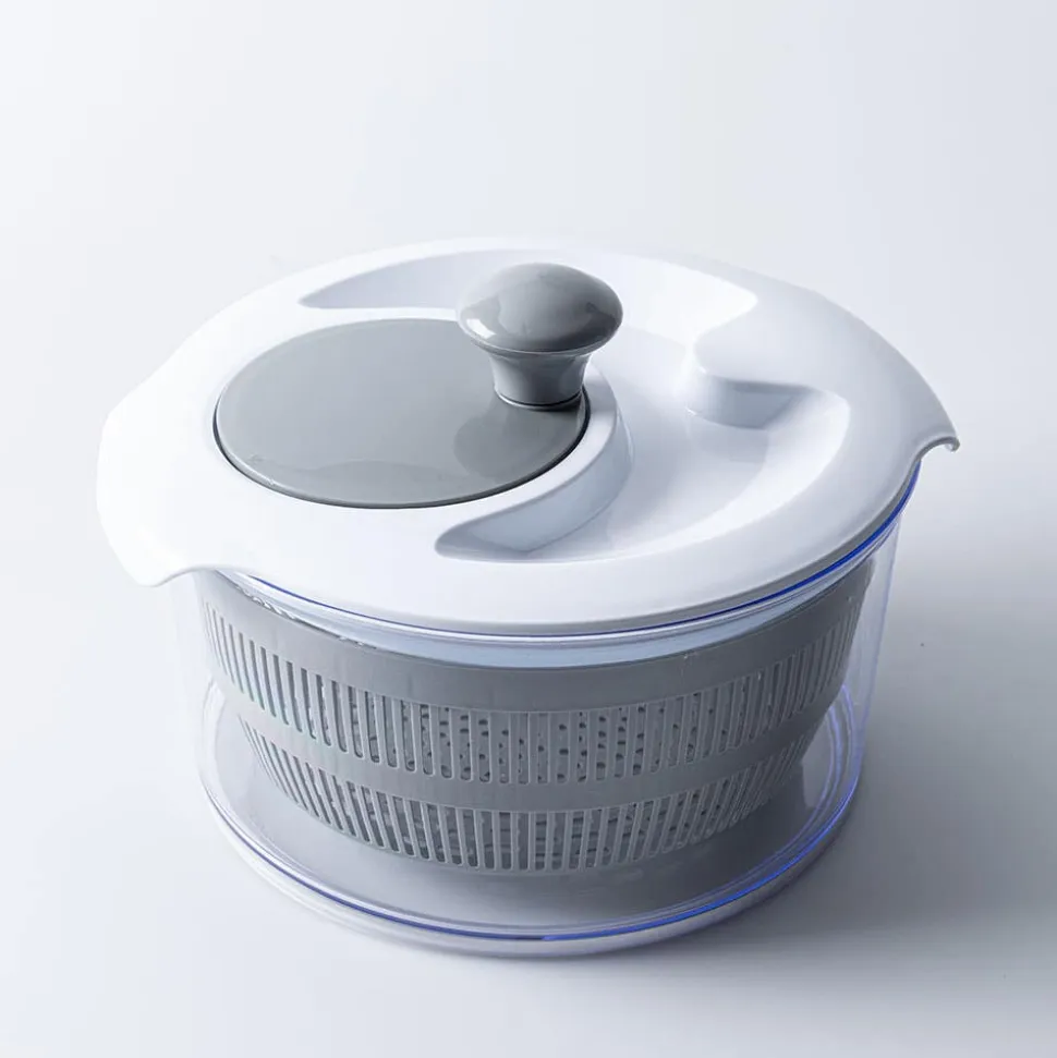 KSP Tango Salad Spinner (White/Grey)