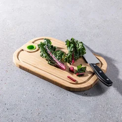 KSP Tavola Bamboo Cutting Board with Hole (Natural)